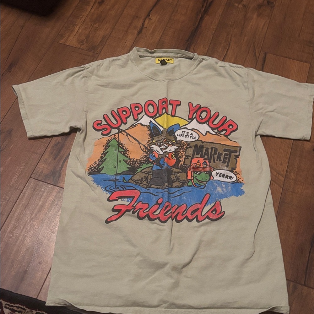 MARKET Support Your Friends T-Shirt Size M